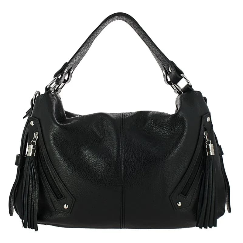 Sac à main en Cuir City, noir