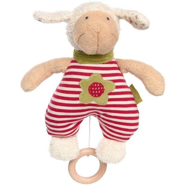 Peluche Boîte à musique Sigikid® mouton Écolo 25 cm Coton Bio - Pel