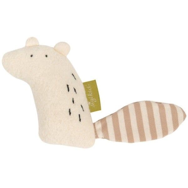 Hochet Tissu Sigikid® Écureuil Écolo Green Coton Bio & Laine Bio