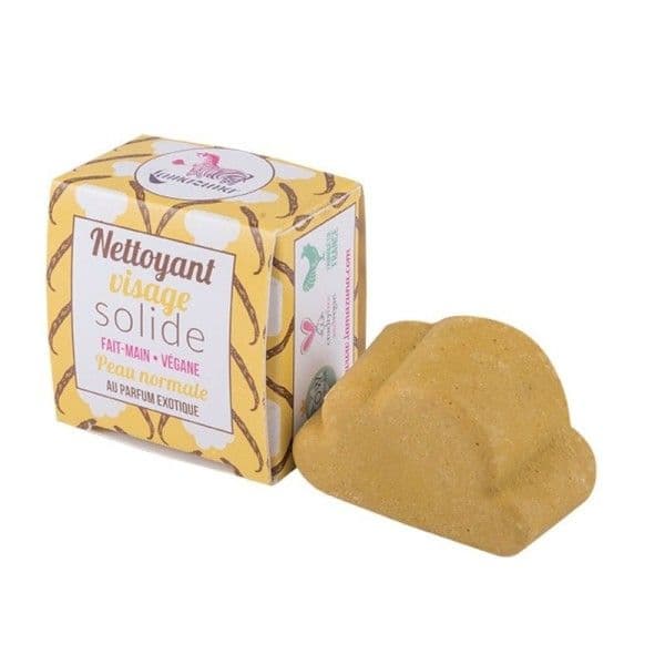 Nettoyant Visage Solide 25g parfum Exotique Peau Normale Lamazuna®