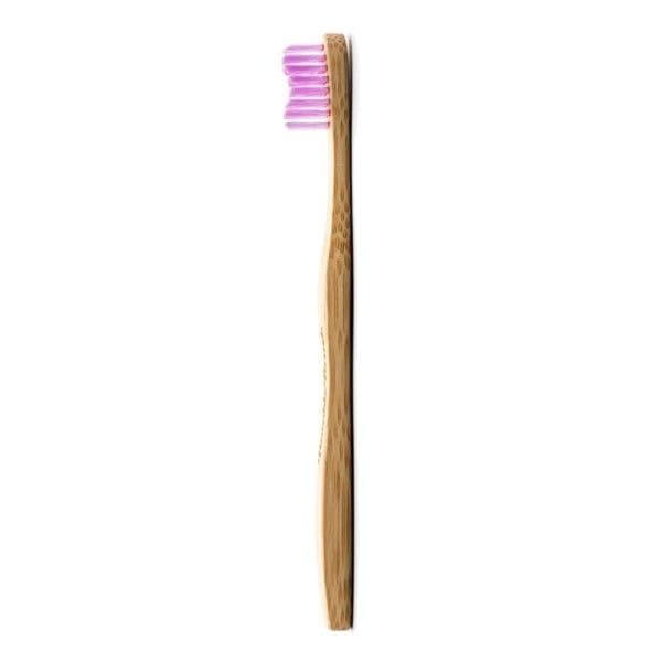 Brosse à dents en Bambou Enfant Très Souple Rose The Humble® - Co