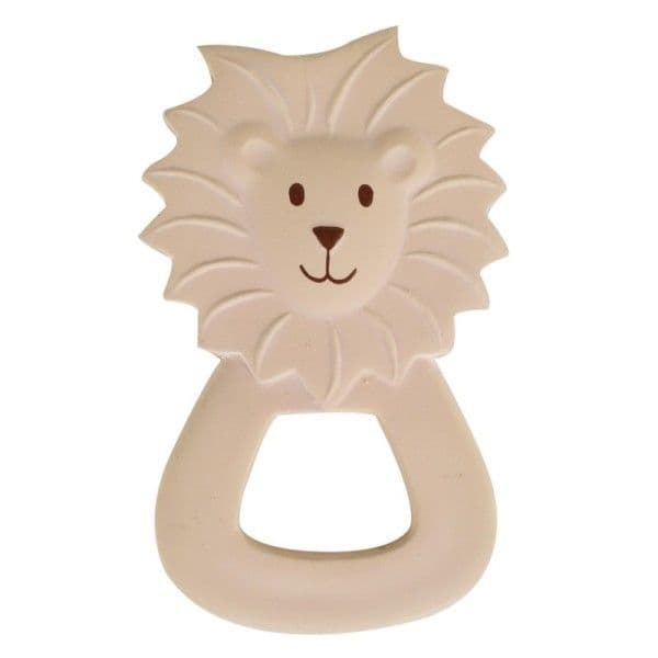 Anneau de dentition Lion Caoutchouc Naturel Animaux du Zoo Tikiri® -
