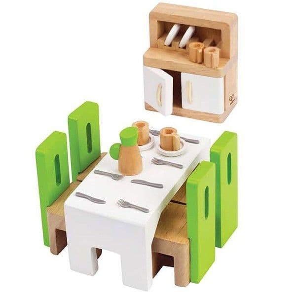 Jouets en bois Maison de Poupées Accessoires 'Salle à manger' Hape® -