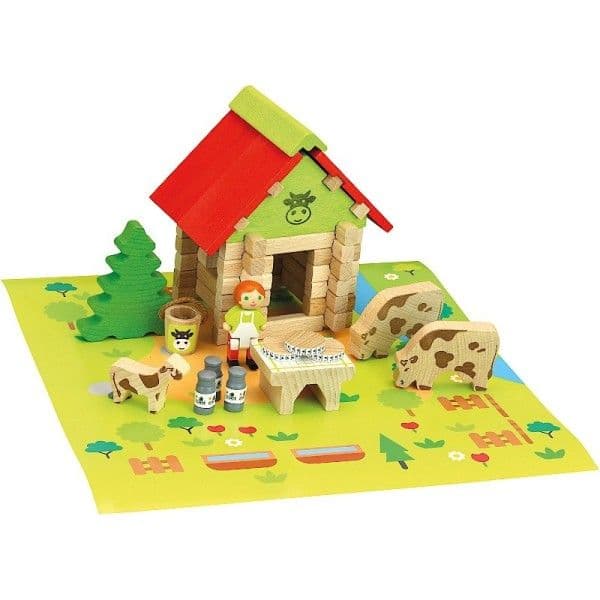 Jouet en bois Jeujura® Kit la Maison du Comté 50 pcs | Ref: 8224 - J