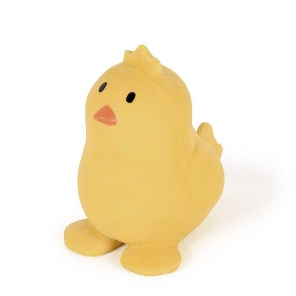 Hochet de dentition Poussin Caoutchouc Naturel Animaux de la ferme