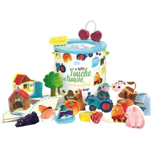 Jeu Eveil Sensoriel 'Touche & Trouve A La ferme' Vilac® - Jouets