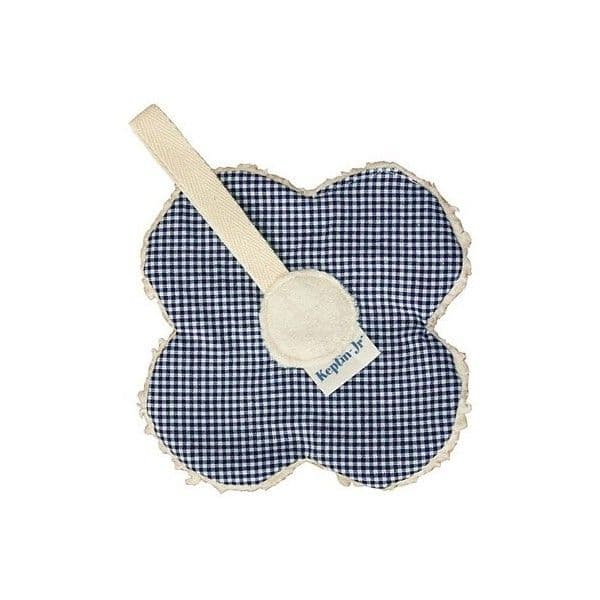 Attache Sucette Keptin Junior Fleur Bleu - Doudou Bio