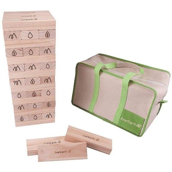 Jouet en bois Tour vacillante géante EverEarth® - Jouets en bois