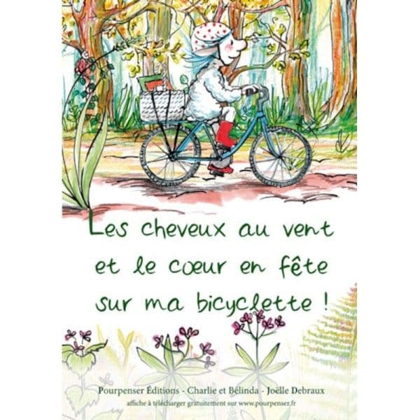 Affiche Charlie & Bélinda de Joëlle Debraux Ed. Pourpenser® - Li