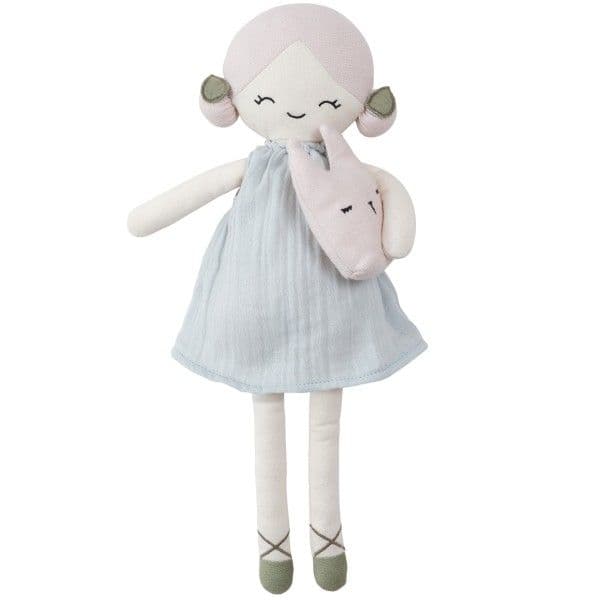 Grande Poupée de Tissu "Pomme" Fabelab® 40 cm Coton Bio GOTS - J