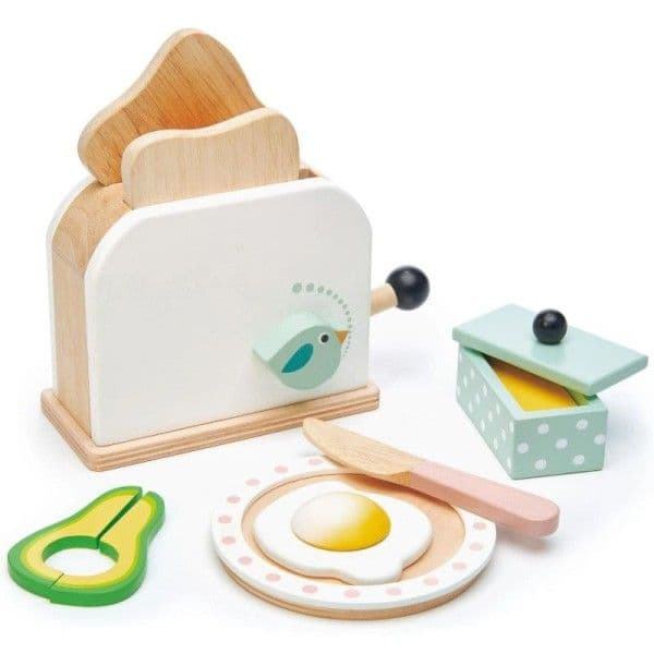 Jouet Dînette en bois Set petit déjeuner toaster Tender Leaf Toys® -