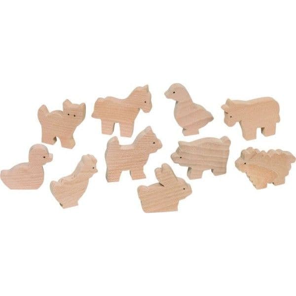 Jouets en bois Animaux de la ferme Goki® - Jouets en bois