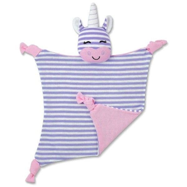 Doudou Plat Licorne Cupcake 30 cm Apple Park™ - Jouets coton bio