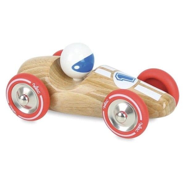 Jouet en bois Voiture de course Grand modèle naturel Vilac® - Jouets