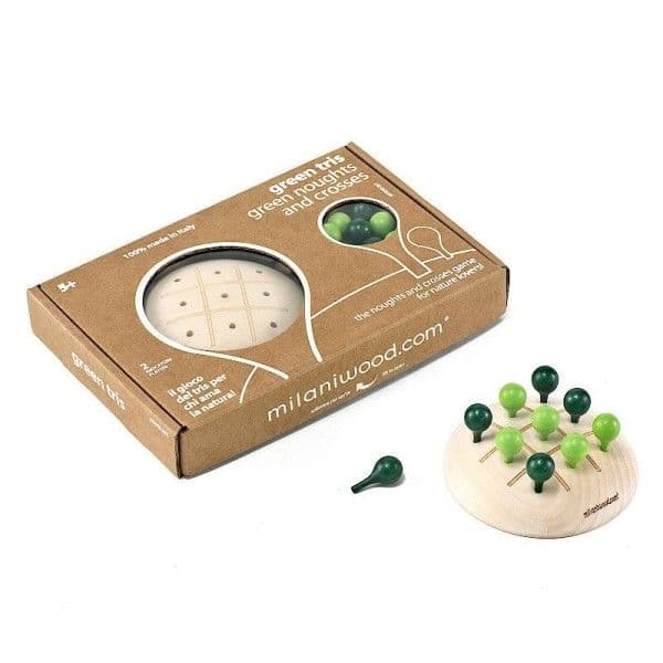 Jeu en bois Morpion Green tris Milaniwood® - Jeux enfants