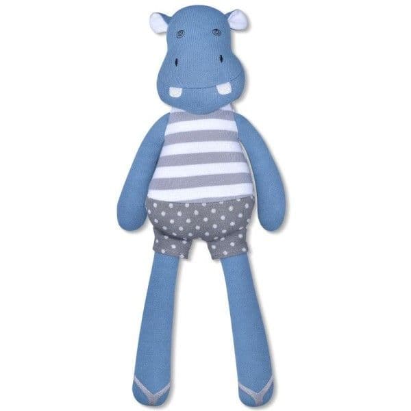 Doudou Peluche Hippo Jojo 38 cm Apple Park™ - Jouets Bio Apple Park™