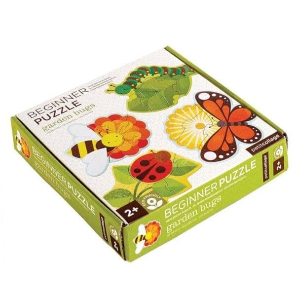 Set 4 Puzzles évolutifs 3 4 5 6 pièces Les insectes du jardin P
