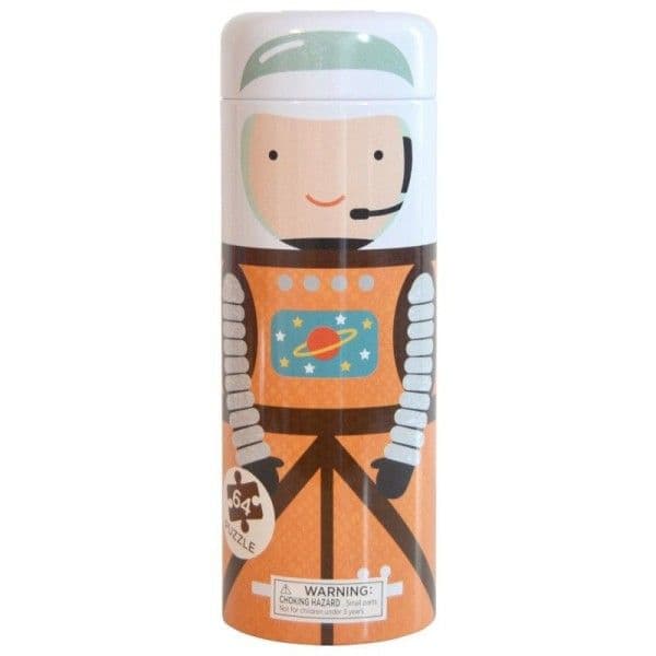 Puzzle Dans l'Espace 64 pièces Boite tirelire Métal Petitcollage® -