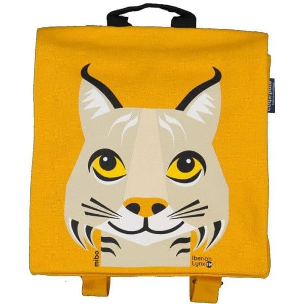 Cartable Maternelle Jaune Miel Lynx Coq en Pâte® - Cartable Coton bio