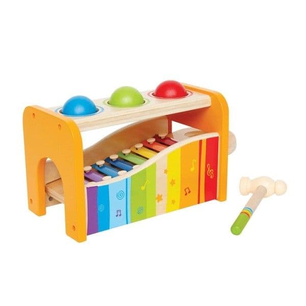 Banc à marteler Xylophone 2 en 1 Hape® - Jouets en bois