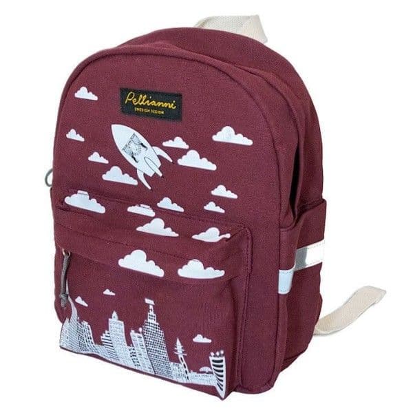 Cartable Sac à dos Maternelle Cerise Pellianni® - Cartable Coton bio