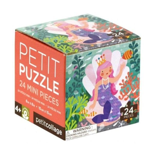 Petit Puzzle Sirène 24 pièces Petitcollage® - Puzzles