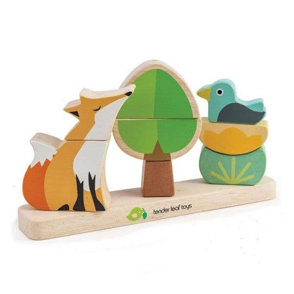 Jouets en bois Empileur magnétique Renard Tender Leaf Toys® - Jouets