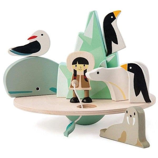 Jouet en bois Équilibre au cercle polaire Tender Leaf Toys® - Jeu d