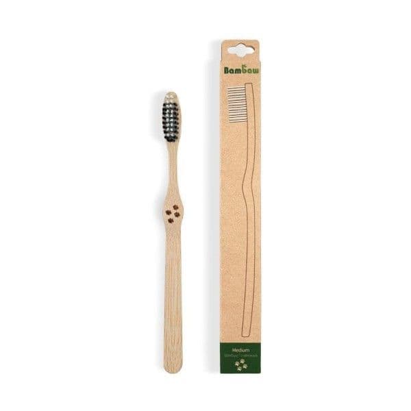 Brosse à dent en bambou Medium Bambaw® - Cosmétiques Hygiène éco