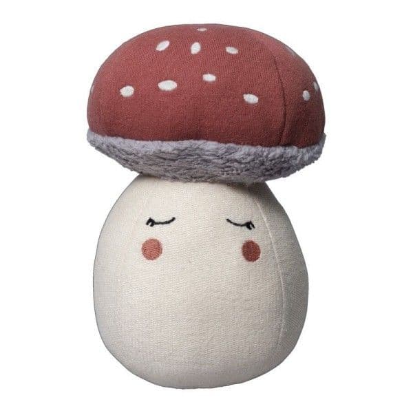 Jouets bébé Culbuto Champignon Fabelab® 15 cm Coton Bio GOTS - Jo