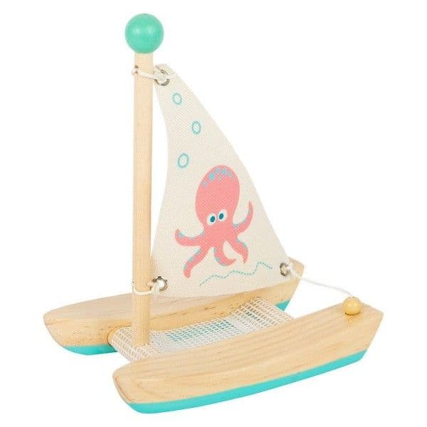 Jouet en bois Catamaran Octopus Small foot by Legler® - Jouets de
