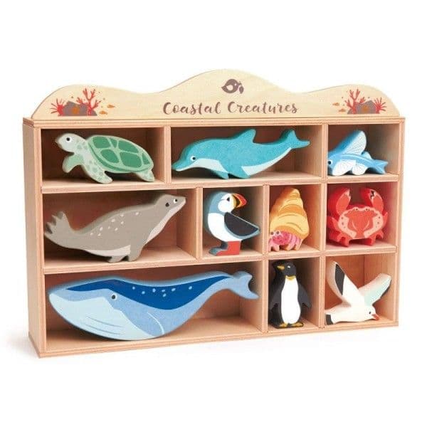 Jouets en bois Figurines Les animaux de la mer Tender Leaf Toys® -