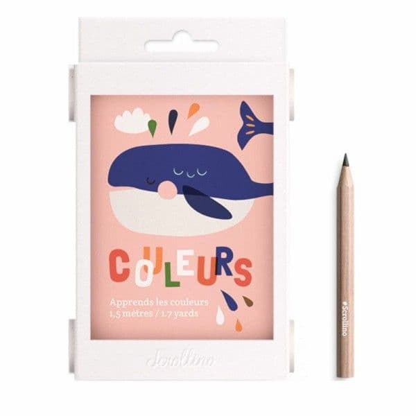 Livre objet à dérouler Couleurs Scrollino® - Livres à dérouler et jeu