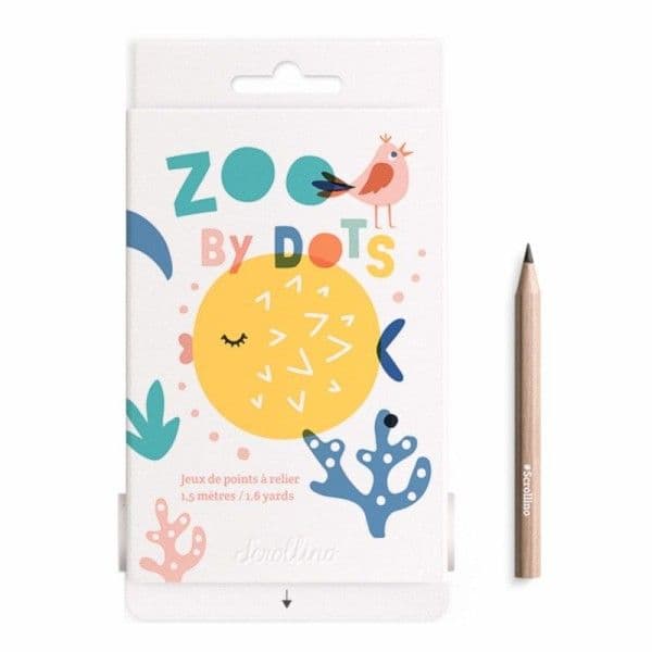 Livre objet à dérouler Zoo by Dots Scrollino® - Livres à dérouler et