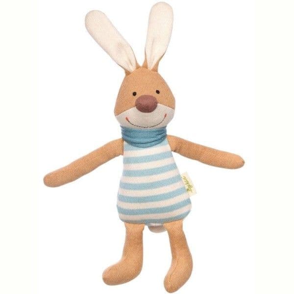 Doudou Peluche Sigikid® Lapin Pantin tricoté Green 27cm - Peluche L