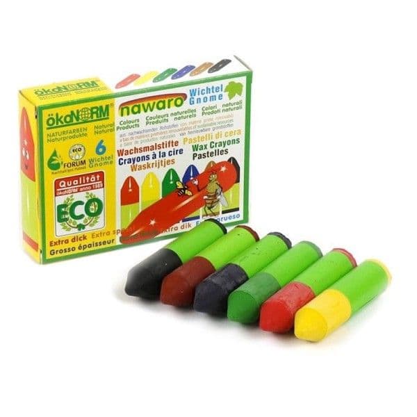 Craies à la Cire d'abeille OkoNorm® NaWaRo 6 couleurs - craies g