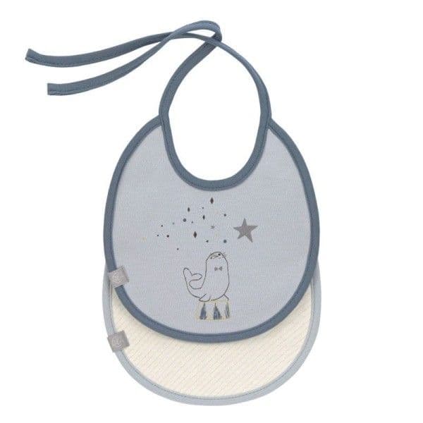 Set 2 petits Bavoirs 0 ~ 12 mois More magic Phoque Lässig® - Repas b