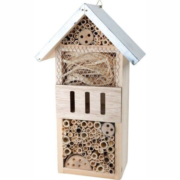 Hôtel à insectes en bois 32 cm Legler® - Article en bois Découverte d