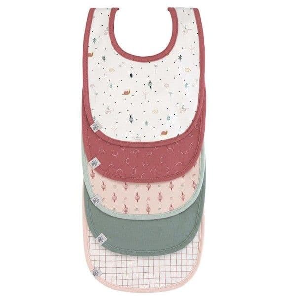 Set de 5 bavoirs éponge 3 ~18 mois Garden explorer Escargot Lässig® -