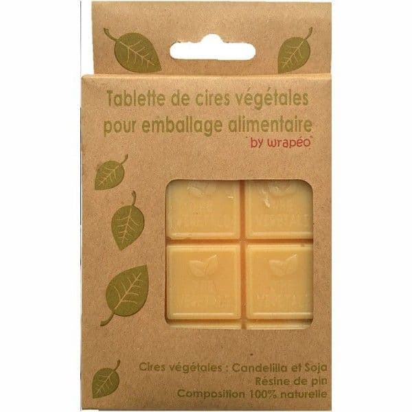 Tablette de cire végétale Universelle Wrapéo® - Emballage éco