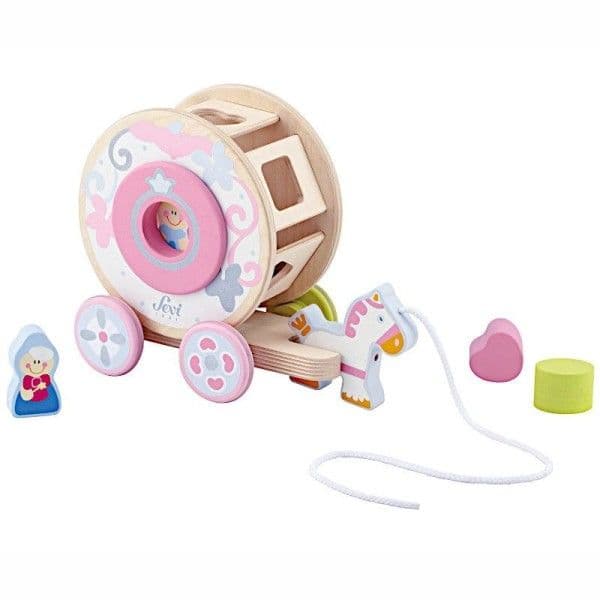 Jouet en bois Calèche enchantée à tirer Sevi 1831® - Jouets éco