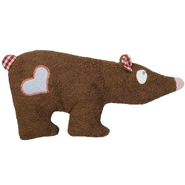 Doudou Plat Coton Bio Ours Brun 39 cm Efie® - Doudou Bio Naturel Efie