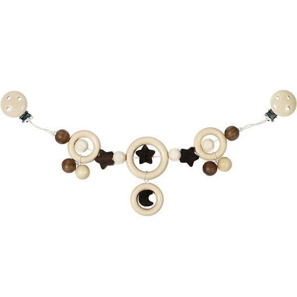 Chaîne de poussette Nuit étoilée avec clips Heimess - Jouets bébé