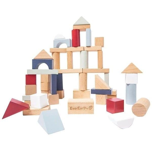 Jouets en bois 50 Blocs de construction Lifestyle EverEarth® -