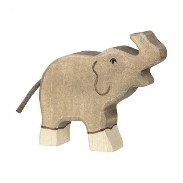 Bébé éléphant en bois Figurine en bois Holztiger® 11cm
