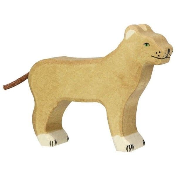 Figurine en bois la lionne Holztiger® 13cm