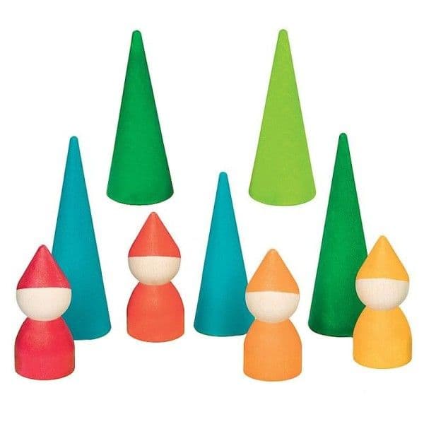 Jouet Montessori en bois La forêt des lutins Goki®