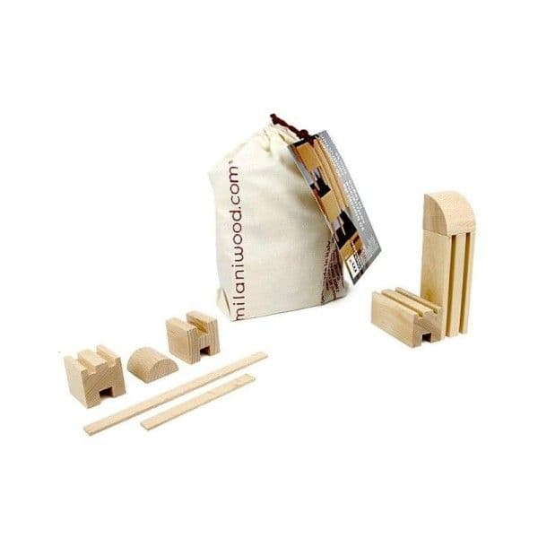 Jeu de construction en bois 'M2 Blocks extension' Milaniwood® - Jeux