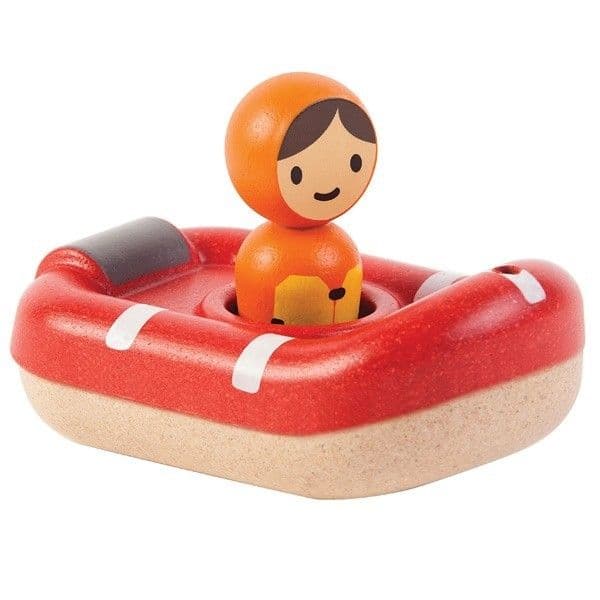 Plantoys Jouets 'Bateau Sauvetage Pompiers 'PlanWood' - Jouets de
