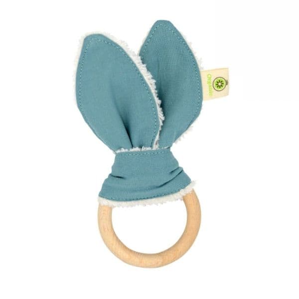 Anneau de dentition lapin Menthe Coton Bio aPunt Barcelona®